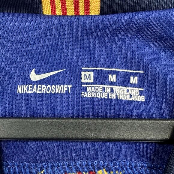 Nike Lionel Messi FC Barcelona 2018 Medium Jersey Embroidered Patches - See Info - Picture 7 of 16